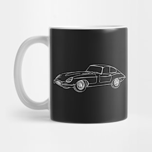 Jaguar e-type Mug